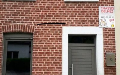 Rénovation de châssis et portes à Queue-Du-Bois (Liège) RAL 7039