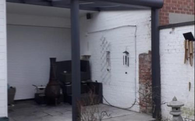 Pergola vitrée RAL 7016